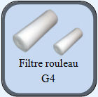 Rouleau de support de filtre à air blanc G4 Matériau du filtre à air avec  une haute qualité - Chine G4 pré-filtre Media, de pré efficacité Filtre