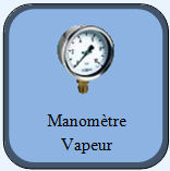 Manomètre vapeur RV cadran Ø 100 - MANO VAP